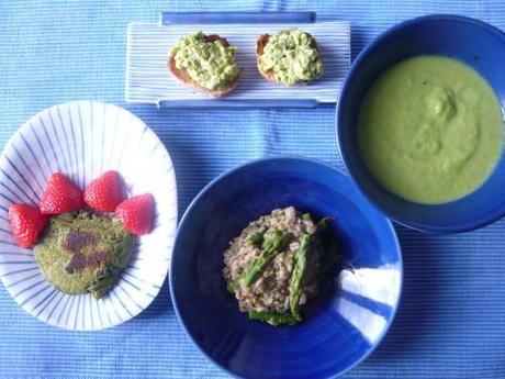 Le printemps, c'est vert, alors pourquoi pas un menu tout vert ! P1070725.JPG