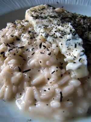 Risotto gorgonzola et jasmin