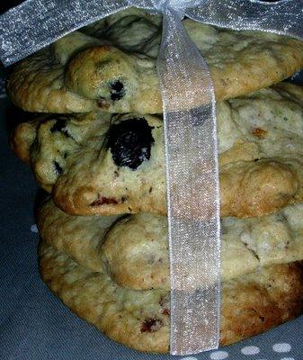 Cookies aux canneberges et noix de pécan