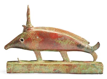 Découvertes sur la rive ouest du Nil, ce fameux poisson de la légende Osirienne à Oxyrhynque (El-Bahnasa), en Égypte ancienne !
