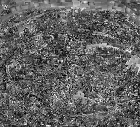 La ville vue par Sohei Nishino, à la croisée de la cartographie et de la photographie - Collage