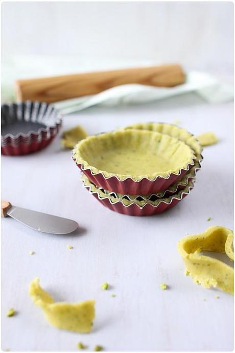 Pâte sablée à la pistache Pâte sablée à la pistache