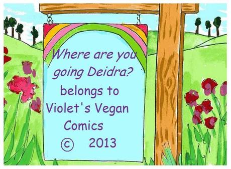 Violet's vegan comics : les BD vegan de Violet back