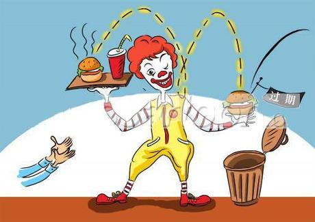 Tour d’Horizon de l’Agro alimentaire en Chine – Guest Post McDonald's China caricature