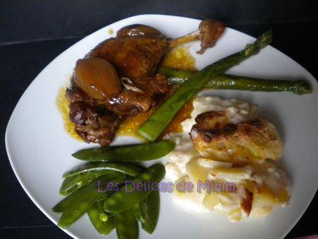 Cuisses de canard confites au miel et aux échalotes caramélisées DSCN9822bis