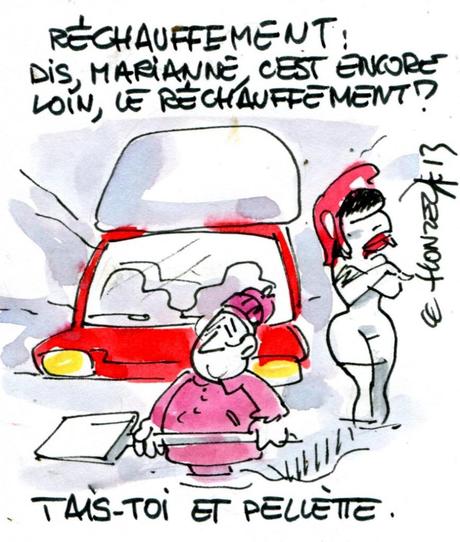imgscan contrepoints 2013635 réchauffement climatique Le réchauffement climatique responsable de notre hiver glacial !