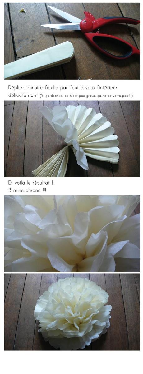 DIY Pompons en papier de soie