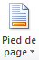 Astuces de mise en forme et mise en page Word Pied de page