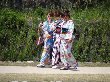 Défilé de kimonos