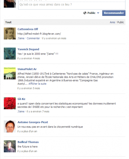 Mur de la page facebook de Etalab, data.gouv.fr digipolis mur facebook 447x550 Digipolis, le numérique au service des élus et des citoyens