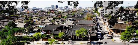 Le village de hanok à Jeonju