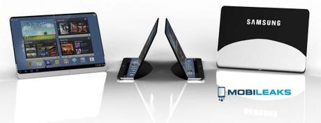Samsung : une tablette avec écran flexible dans les cartons Samsung-flex-tablet-render