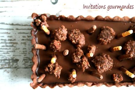Tarte tout chocolat au streusel et mikado IMG_9606