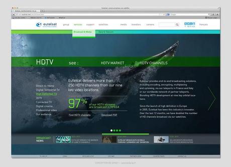 Eutelsat_Site_Internet Nouveau site Internet par Be Dandy pour Eutelsat