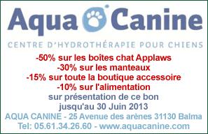 Promo pour vos animaux chez Aqua Canine !