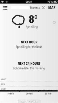  Forecast.io une excellente application Météo pour iPhone qui n’en est pas une