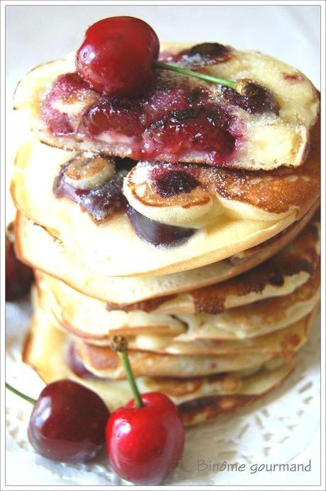 Crêpes levées aux cerises photo 4191a