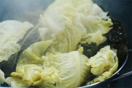Chou farci de ma maman {Recette paléo} chou vert après cuisson