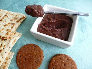 tartinade diététique cacao amande noisette (sans sucre et sans beurre) P1020867