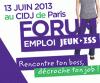A vos agendas pour le premier forum Emploi Jeun’ESS! A vos agendas pour le premier forum Emploi Jeun’ESS!