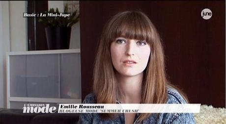 MY INTERVIEW ON THE MINI SKIRT IN L'ÉMISSION DE MODE  / JUNE TV