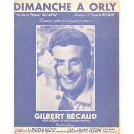 Dimanche à Orly Gilbert Bécaud. 1963