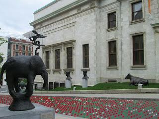 Les sculptures de l'Avenue du Musée Les sculptures de l'Avenue du Musée