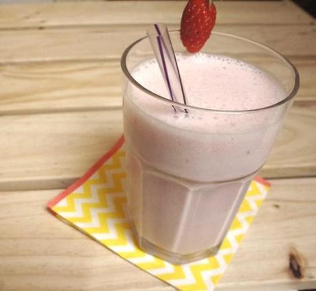 milk shake fraise menthe