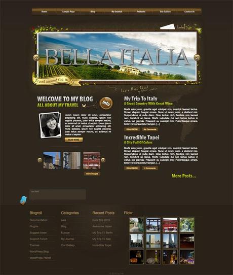 10 thèmes wordpress pour créer un site de voyages World Traveler