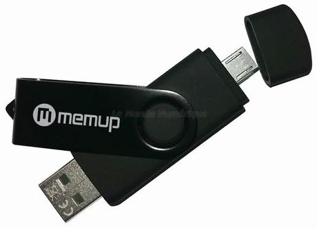Memup DualKey, une clé USB 2 en 1 pour se connecter à un ordinateur et à un terminal mobile