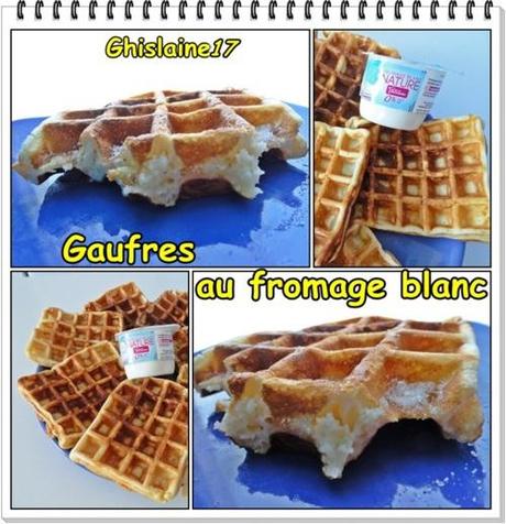 Gaufres au fromage blanc
