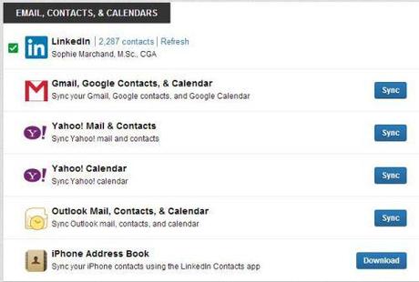 LINKEDIN CONTACTS: OPTIMISEZ VOS RELATIONS AVEC VOS CONTACTS Linkedin contacts fenêtre 1