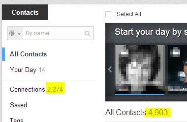 LINKEDIN CONTACTS: OPTIMISEZ VOS RELATIONS AVEC VOS CONTACTS Linkedin contacts vs connections