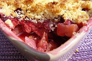 crumble pommes framboises P1100608