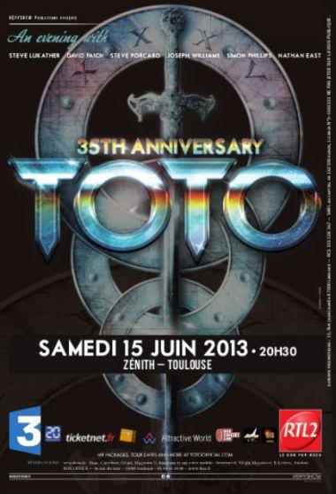 TOTO en concert au Zenith de Toulouse ! TOTO en concert au Zenith de Toulouse !