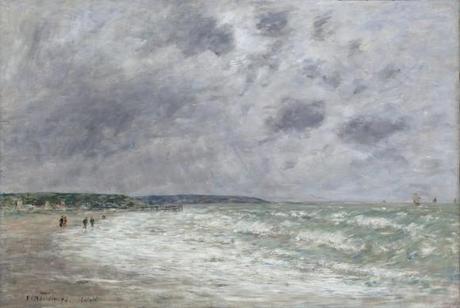 Eugène Boudin au musée Jacquemart-André (Paris 8) Eugène Boudin - marée montante à Deauville