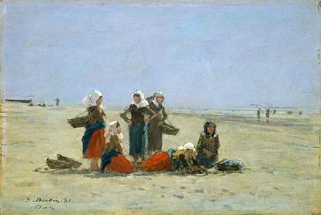 Eugène Boudin au musée Jacquemart-André (Paris 8) Eugene-Boudin-Pecheuses-sur-la-plage-de-Berck