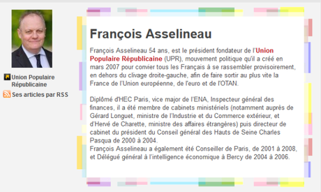 #Confusionnisme ? Un (autre) exemple : #asselineau Asselineau