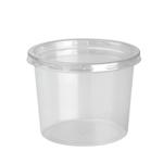 pot plastique transparent vaisselle à emporter