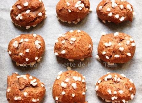 Chouquettes chocolat La Kitchenette de Miss Tâm Chouquettes au chocolat et à la cannelle
