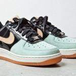 Nike Air Force 1 Low White Microperf Nike Air Force 1 Low Black Patent Mint Tan
