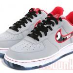 Nike Air Force 1 Low White Microperf Nike Air Force 1 Low Fighter Jet Wolf Grey Hyper Red