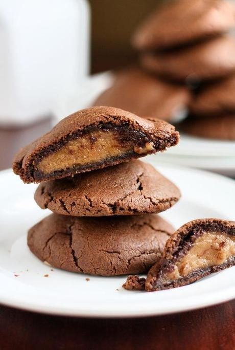 Cookies oreiller chocolat beurre de cacahuète