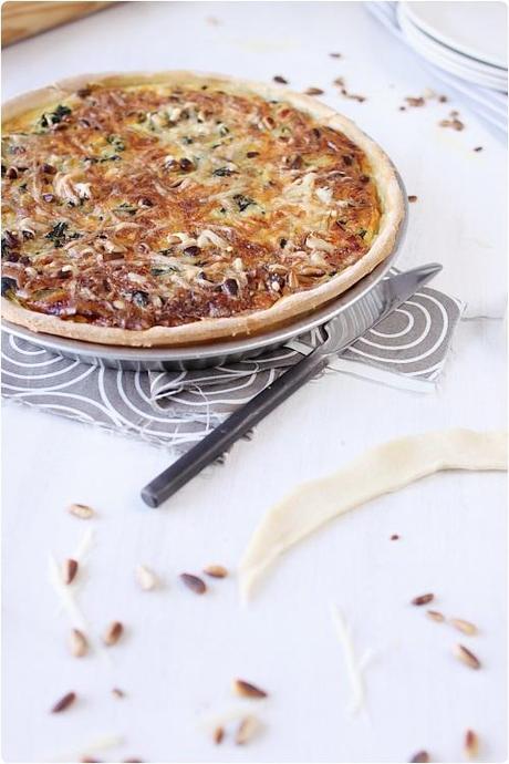 Quiche aux blettes et pignons de pin Quiche aux blettes et pignons de pin