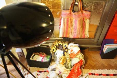 Intérieur d'artistes / KIM NGUYEN foulards Kim pour lovmint