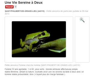 Guide du speed dating et de l’annonce de rencontre une annonce de rencontre avec une photo ratée