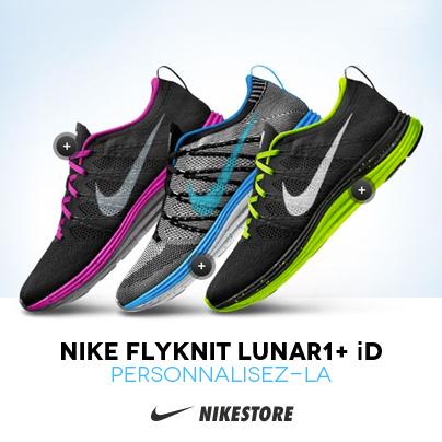 nike flyknit lunar1  femme