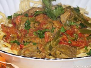 Canard épicé au lait de coco canard