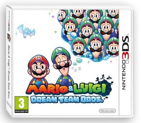Mario & Luigi - Dream Team Bros. : Artworks et jaquette !