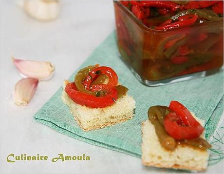 Poivrons grillés marinées poivron mariné3